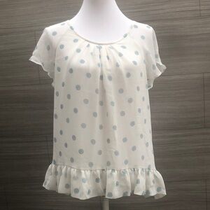 Gap peplum blouse Size Medium